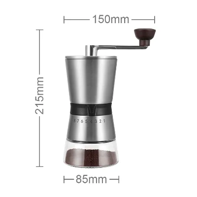 Barista Accessories Top Selling Barista Cafe Espresso Coffee Accessories Portable Mini  Manual Coffee Maker with Ceramic Burr