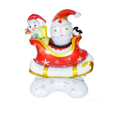 Hot Sale Standing Santa Claus Balloon for Christmas Decoration