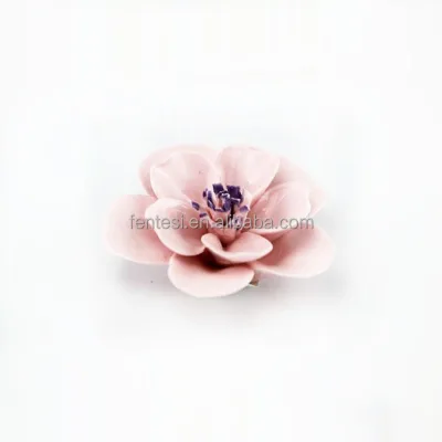 Mini Porcelain Flowers, Ceramic Lotus Flower