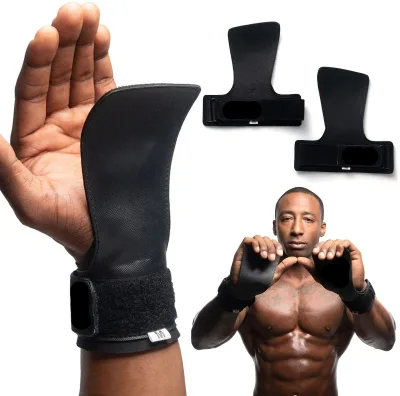 Power Lifting Silicone Padding No Calluses Strong Grip Training Hand Grips with Wrist Support