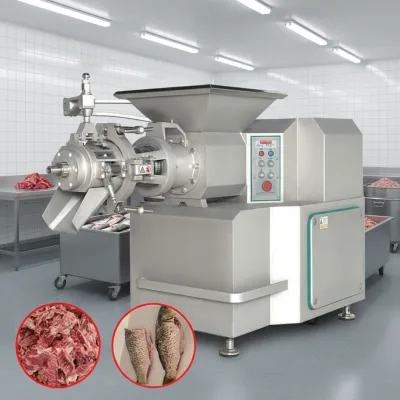Helper Industrial Electric Automatic Bone Meat Deboning Machine for Fish and Chicken 3-4 T/h Capacity 380V