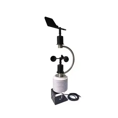 Customized Integrated Temp Pressure Gas Metering Wind Speed Direction O3 So2 No2 Co2 Pm2.5 Compact Integrated Weather Station