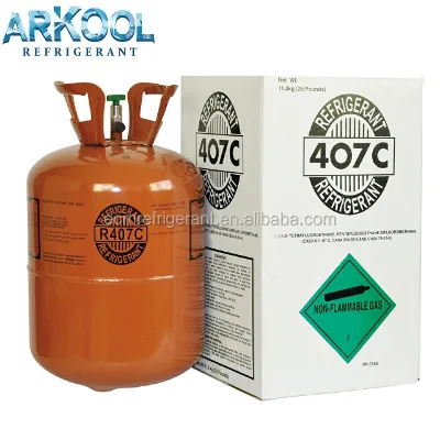 Real Factory R407c Wholesale Price High Purity R407c CE Certificate for Commercial Cooling System Refrigerant Gas R407c REACH