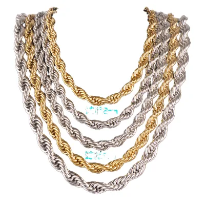 Hot Selling Jewelry Accessories Handmade Chain Necklace Emperor Chain Brass Classic Twist Chain