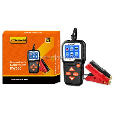 High Accuracy Universal Kw650 Testing Machine for Car Truck Motorcycle Digital Battery Tester Auto Repair Mechanics