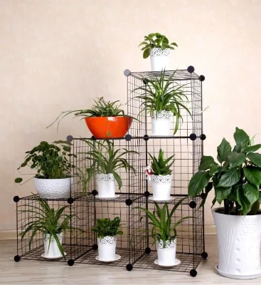 Manufacturers Wholesale DIY Practical and Beautiful Multi-layer Barbed Wire Flower Rack