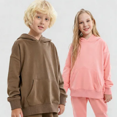 Hongbo Kids Clothes Sets Toddler 2-Piece Long Sleeve Corduroy Sweatshirt Joggers Set England Style All Season