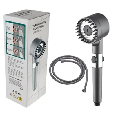 Modern ABS Finish Plastic Rainfall Showerhead Diverter Hand Shower Filter Remove Chlorine Free Sample for Bathroom Application