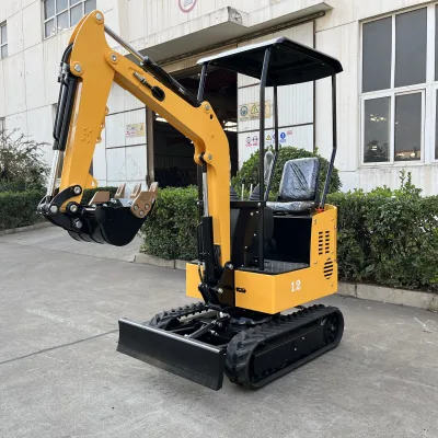 Cadwork KV12-A Mini Excavator 930mm Retractable Undercarriage Boom Side Swing ±60°Ideal for Indoor & Orchard Use