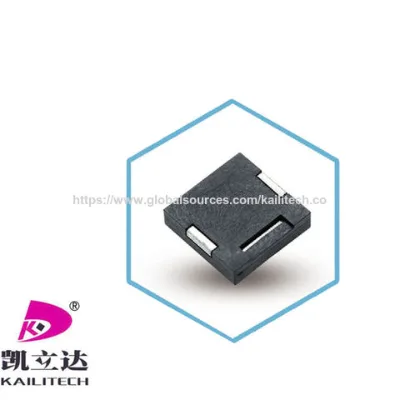 Wholesale KD 12mm*12mm*3mm SMD buzzer, piezo, 75dB min @4.0kHz 3Vp-p for office equipment, home appliances.supplier
