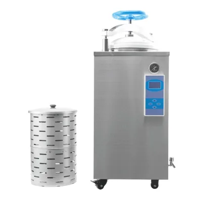100L 75L 50L 35L Vertical Autoclave With Hand Wheel Quick Open Door for Laboratory Use
