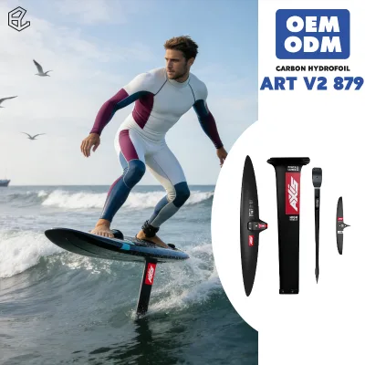 ART V2 879 AXIS Foil Set Electric Surfboard Carbon Hydrofoil for Kitesurfing Pumping Foil Axis Kit Wing Foil Waterplay Surfing