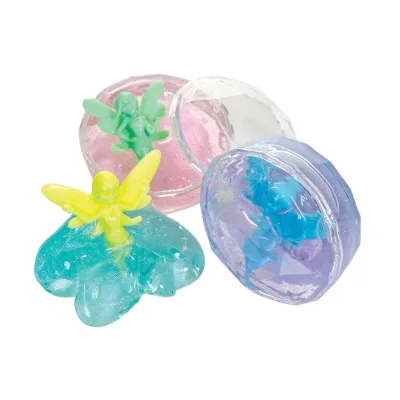 Hot Toy Kid Bath Slime Slime Bucket Putty Fruit Colorful Crystal Jelly Cubes Diy Toys Crystal Slime Little Dairies Putty