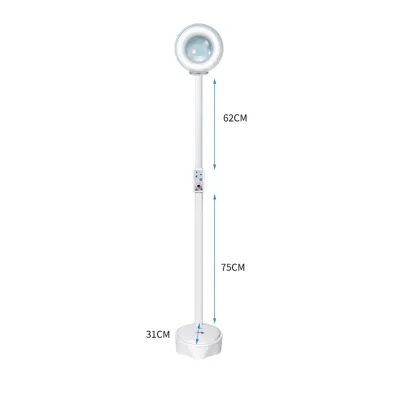 Floor Stand 8X Lamp Led Illuminated Magnifying Lamp Cosmetic Lamp Beauty Salon