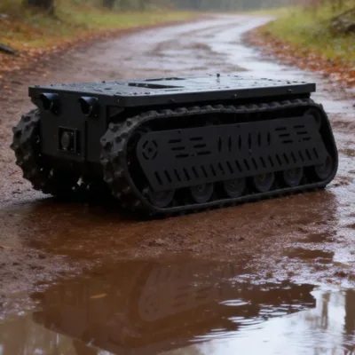 Shock Absorption Robot tank Chassis Electric Chassis Ugv Robot Chassis