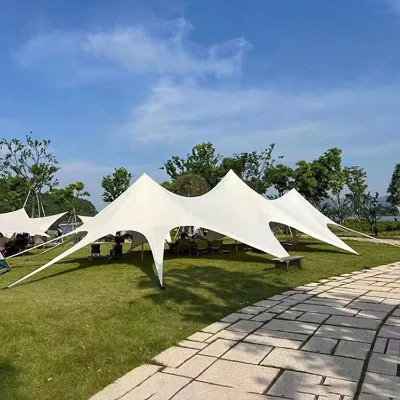 Hot Sale Large Shade Outdoor Camping Star Tent Twin Star Tent for Party