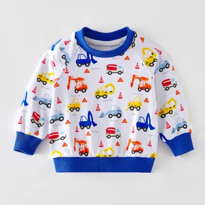 High Quality Children Boys Long Sleeve Winter Tops Sweatshirt Clothes Breathable Pattern logo Design Hoodie Top for Boys