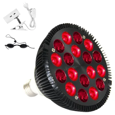 660Nm 850Nm Portable Red Light 54W Therapy Bulb Infra Red Light Therapy Red Light Therapy Lamp