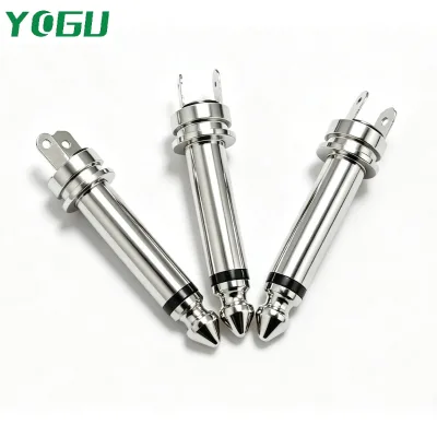 YOGU Copper Matte Nickel 6.35mm Plug Fingerprint Resistant Easy Sorting Mass Production Assembly Workshop Automobile Battery