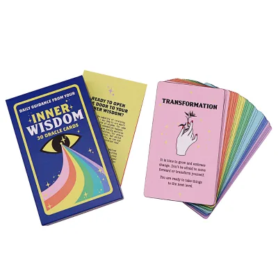 WJPC Customized Tiny Original Witch Carta Tarot Cards Wholesale With Book Spanish Blank Oracle Cards Deck for Reading