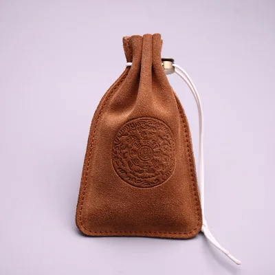 Genuine Leather Suede for DND Dice Bag Tray 5 Celtic Designs Cute Drawstring Pouch for D&D Roleplaying RPG Gift Ideas Coin Purse