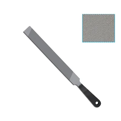 Flat Head One Side Single Cut Other Side Double Cut Farmer's Own File High Hardness Farmer Steel File