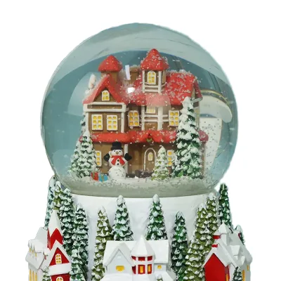 Souvenir Christmas Theme Snow Scene Snow Globe