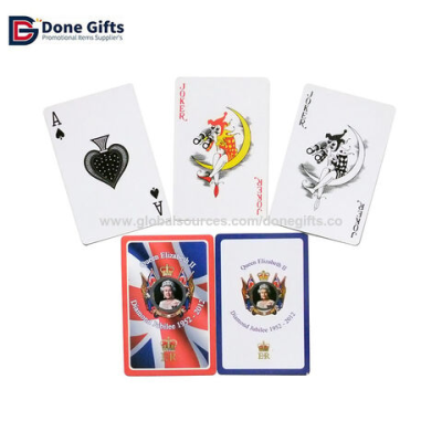 Promotional Play Card Deck Advertising Poker Paper Custom Printing Playing Cards Paper Playing Cards