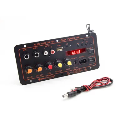 100W High Power Audio Amplifiers Board Home DIY Amp Module with Dual Microphone for Speakers Portable Audio & Video Accessories