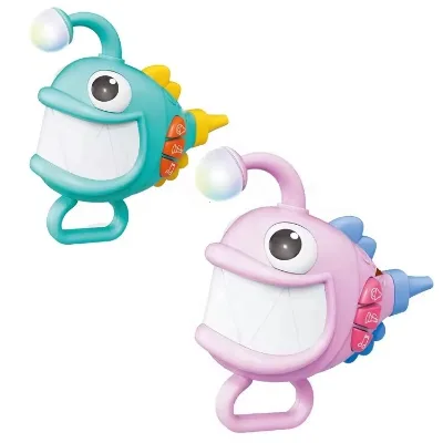 Wholesale Cartoon Angler Fish Music Whistle Toy Light-up Colorful Innovative Musical Fish Manufacturer for Export Quality