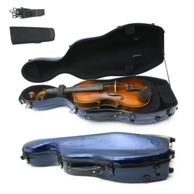 Viola Case High-Grade Fiberglass Reinforced Plastic Violas Box Accommodates 165-Inch Violas Case Music Instrument Accessories