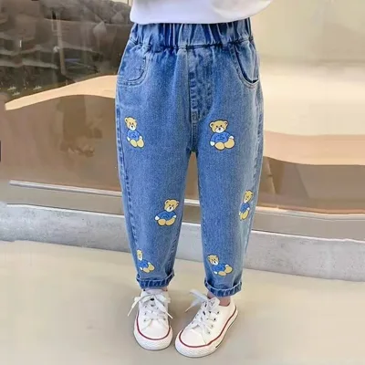 Korean Version of the New Autumn Children's Cotton Print Soft Cartoon Boys and Girls Casual Pants Treasure Radish Pants
