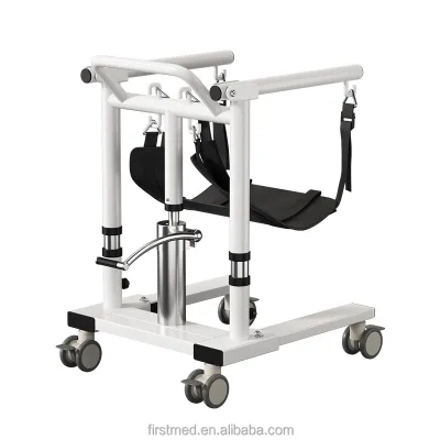 Hydraulic Standing Patient Lift Device Mobile Transfer Wheelchair with Safety Sling for Home & Hospital Us