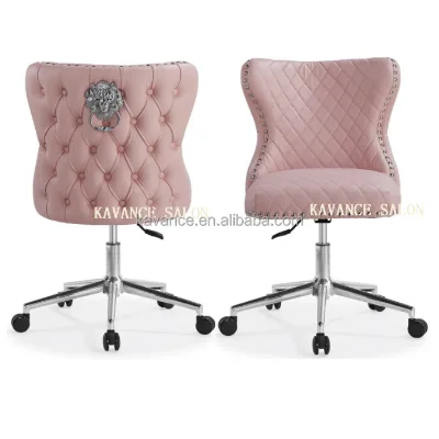 Modern Lion Nail Salon Chair and Manicure Table Set with Adjustable Features Foldable Design for Commercial Use
