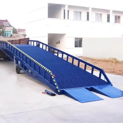 Hydraulic Car Lift Excavator Loading Ramps Load Bay Mobile Loading Dock Shelter Auto Hydraulic Unloading Ramp Price