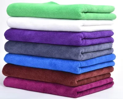 Wholesale Weight 200-400gsm Microfiber Cloth for Car Detailing Colorful Microfiber Cleaning Towels