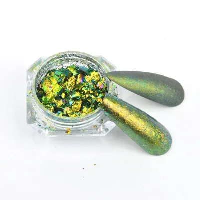 Color Changing Pigments Chameleon Flakes for Cosmetic Nail Art Cameleon Flakes