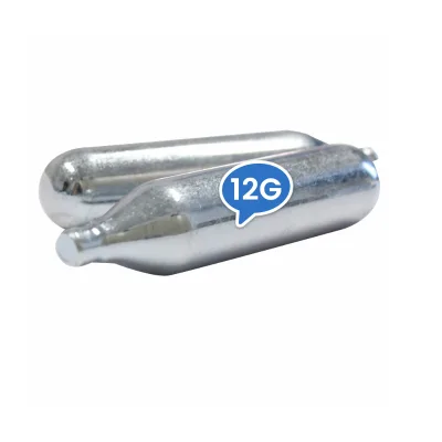 Non Threaded 12g CO2 Capsule Industrial Gas for Outdoor Hunting & Shooting Premium Grade 99.999% Purity 56Mpa Burst Pressure
