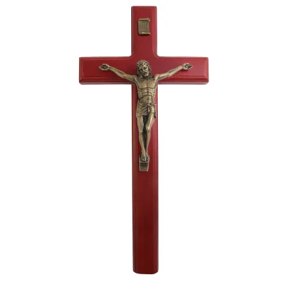 3D Wooden Jesus Cross Durable Metal Crafts Product
