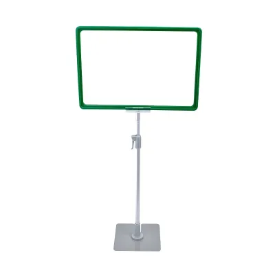 Free Samples Metal Sign Display Advertising Standing A4 Sign Holder