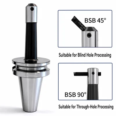 BT40 BT50 BSB Tool Holder Series Double Cutter Boring Head for Large Diameter Internal Machining CNC