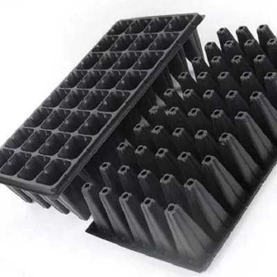 128 Cells Seed Trays Plant Seedling Nursery Trays Seed Starting Germination Tray With Holes for Microgreens