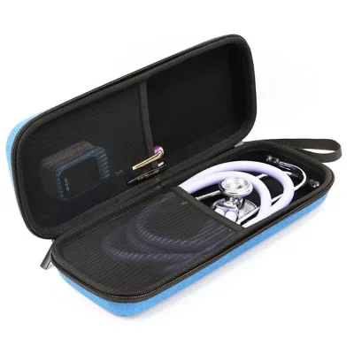 Custom Portable EVA Case for Travel Nurse LLittmann Stethoscope Instrument Shockproof and Waterproof Zipper Carry Bag