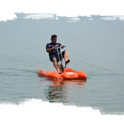 Promotion Pedal Boat Water Bike Water Park Plastic Boat Play Equipment for Sale