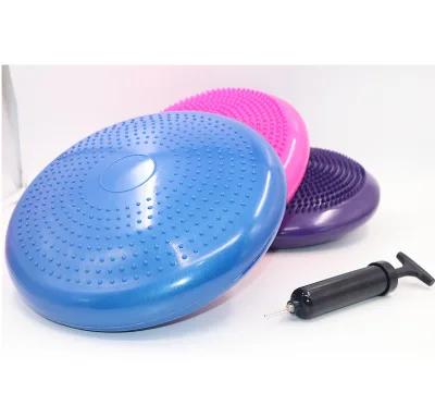 Balance Disc Wobble Cushion Inflatable Yoga Exercise Core Training for Balance Exercises