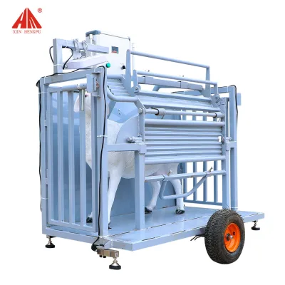 One Man Operation Sheep Restrainer Chute Safe Livestock Handling Equipment for Sheep Goat Farm Management Work
