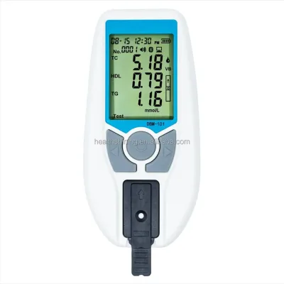 Professional Medical Clinic Healthcare Diabetes Kidney Function Meter 3 in 1 Fingertip Blood Cholesterol Renal Function Analyzer
