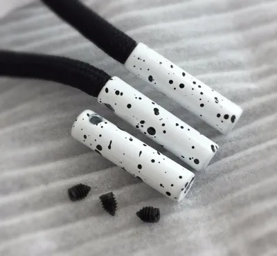 High Quality Cord End Tips for Hoodie Glue Metal Aglet Metal Head for Pants Rubber Round Metal Aglet