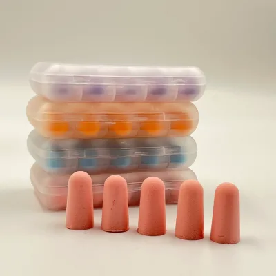 Industrial Foam Earplugs High Noise Reduction Hearing Protection Ear Plugs for Construction Factory Work Bulk Supplier