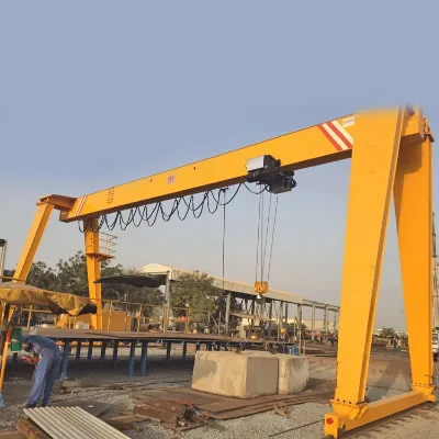 Latest Design 2Ton Rail Mounted Gantry Cranes for Indoor Workshop Production Floor